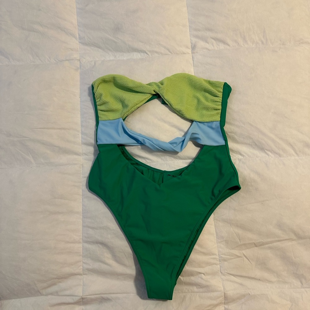 Pacsun Multicolor One Piece Swimsuit